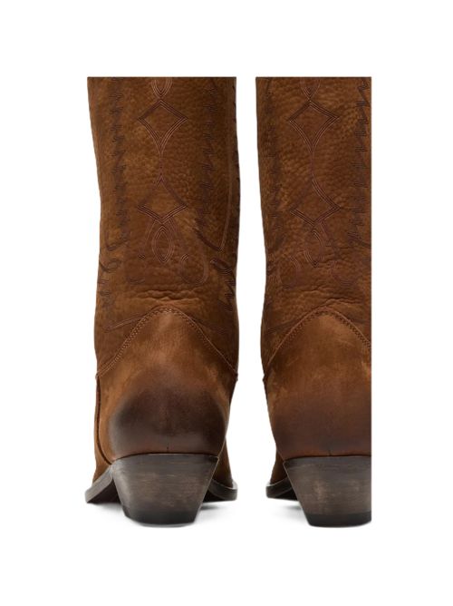 Stivale wish star with laserd upper Golden Goose | GWF01138.F008814.55381DARK BROWN